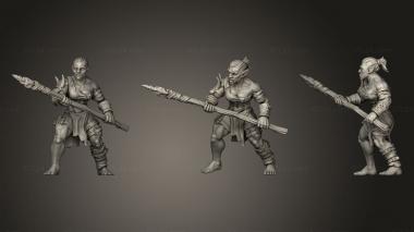 Military figurines Orc 3 3d model